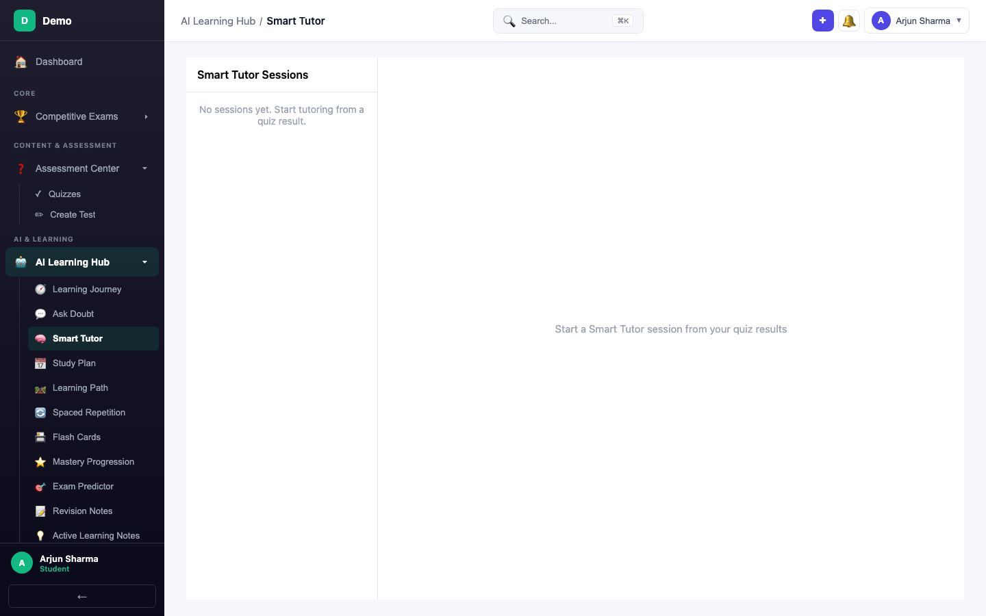 screenshot - B2B Smart Tutor