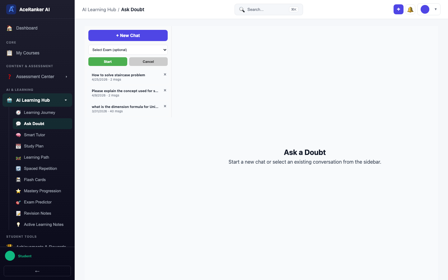 screenshot - New Chat