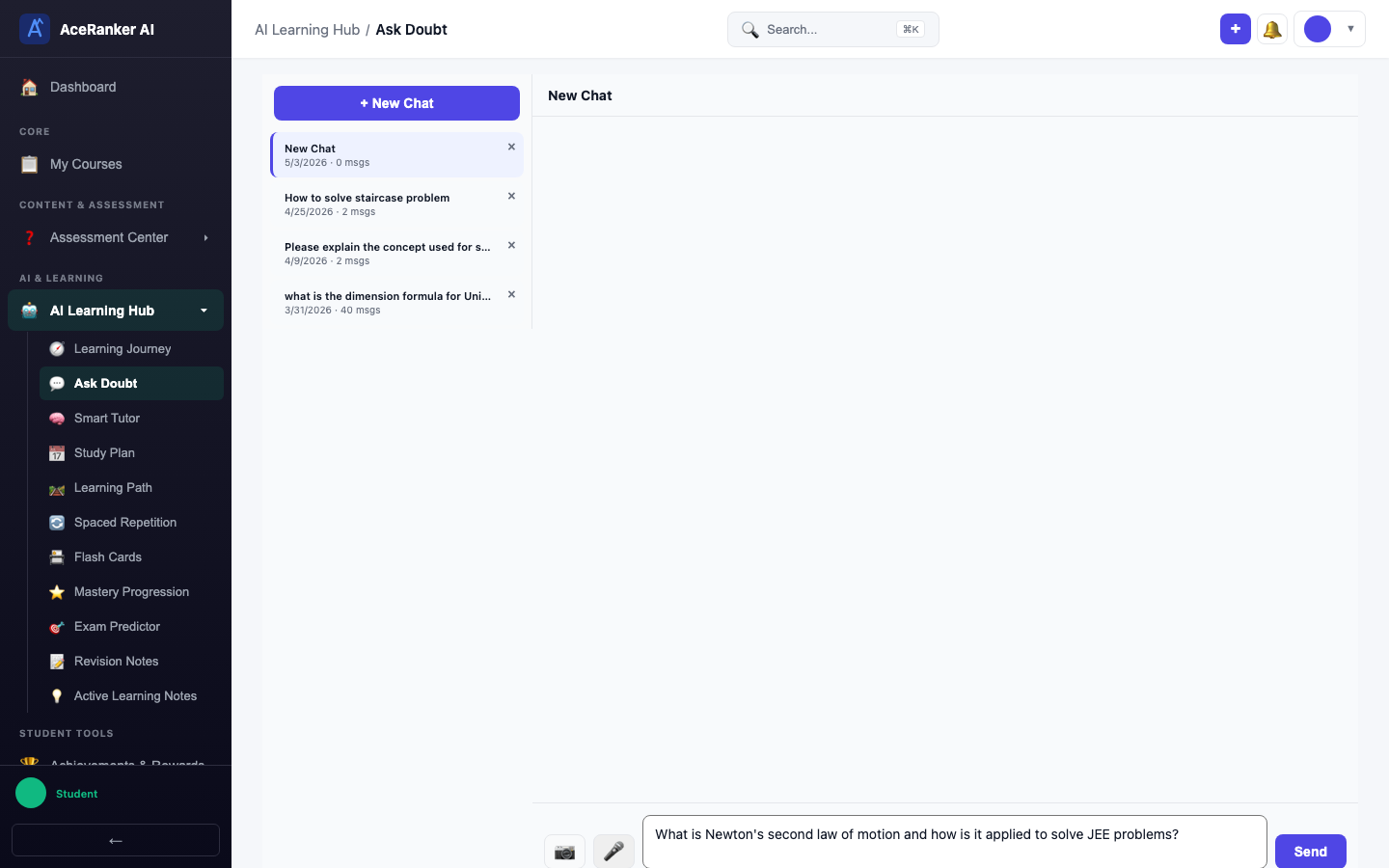 screenshot - Type Question