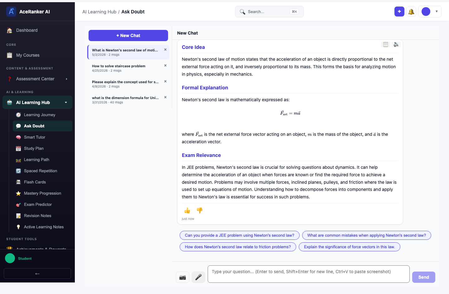 screenshot - AI Response