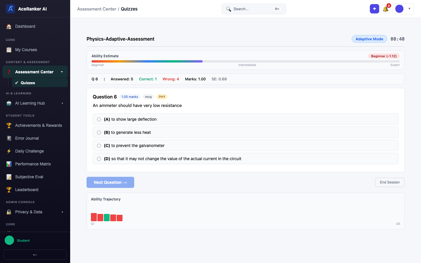 screenshot - Answer with Timer